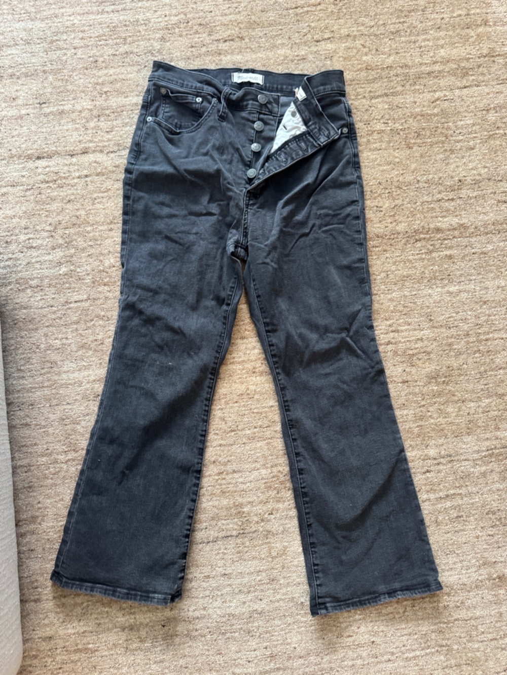 MADEWELL CALI DEMI BOOT JEANS - washed black Women's Jeans - Stretch High-Rise